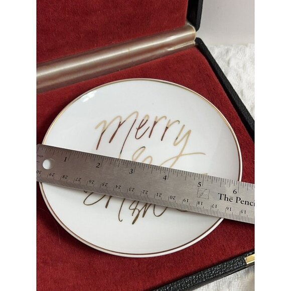 Prima Design Merry & Bright White Gold Coffee Mug and plate - Picture 9 of 10